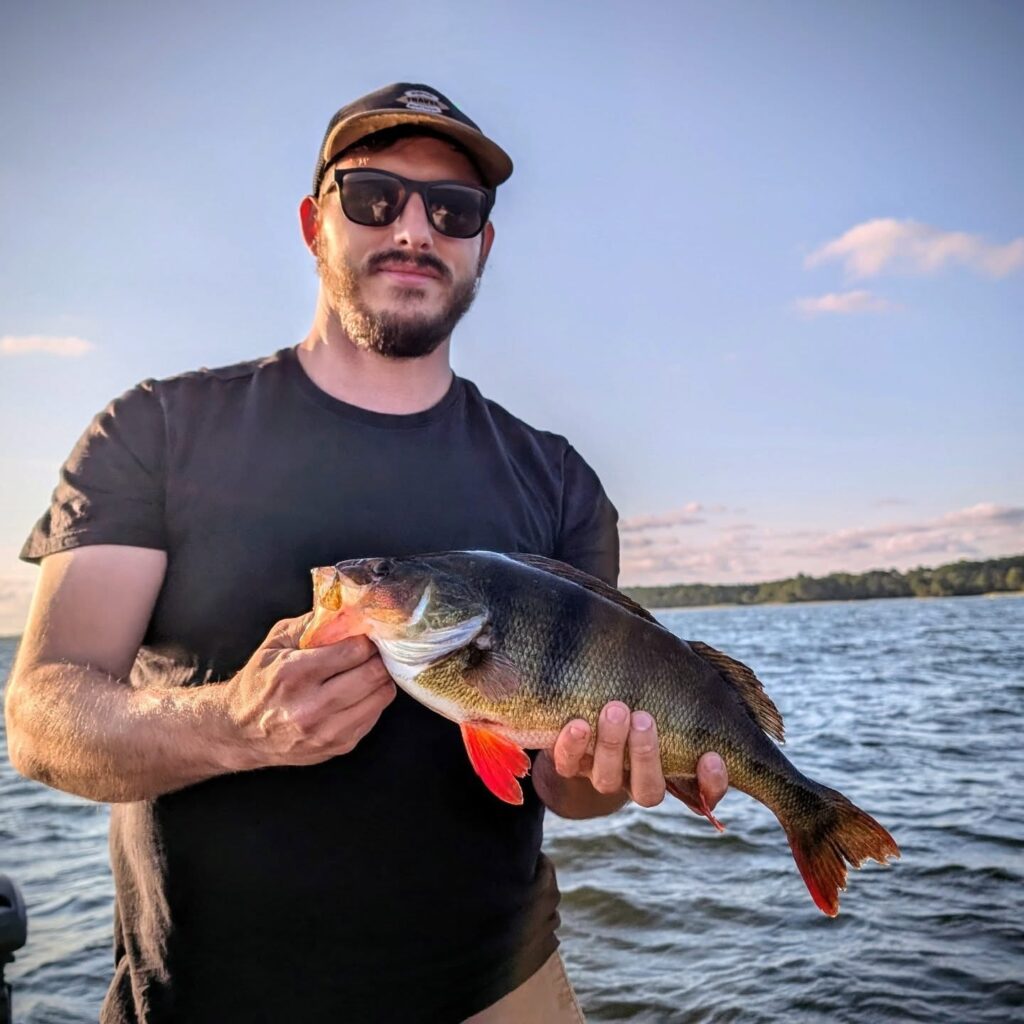 perche pêché dans les landes à sanguinet