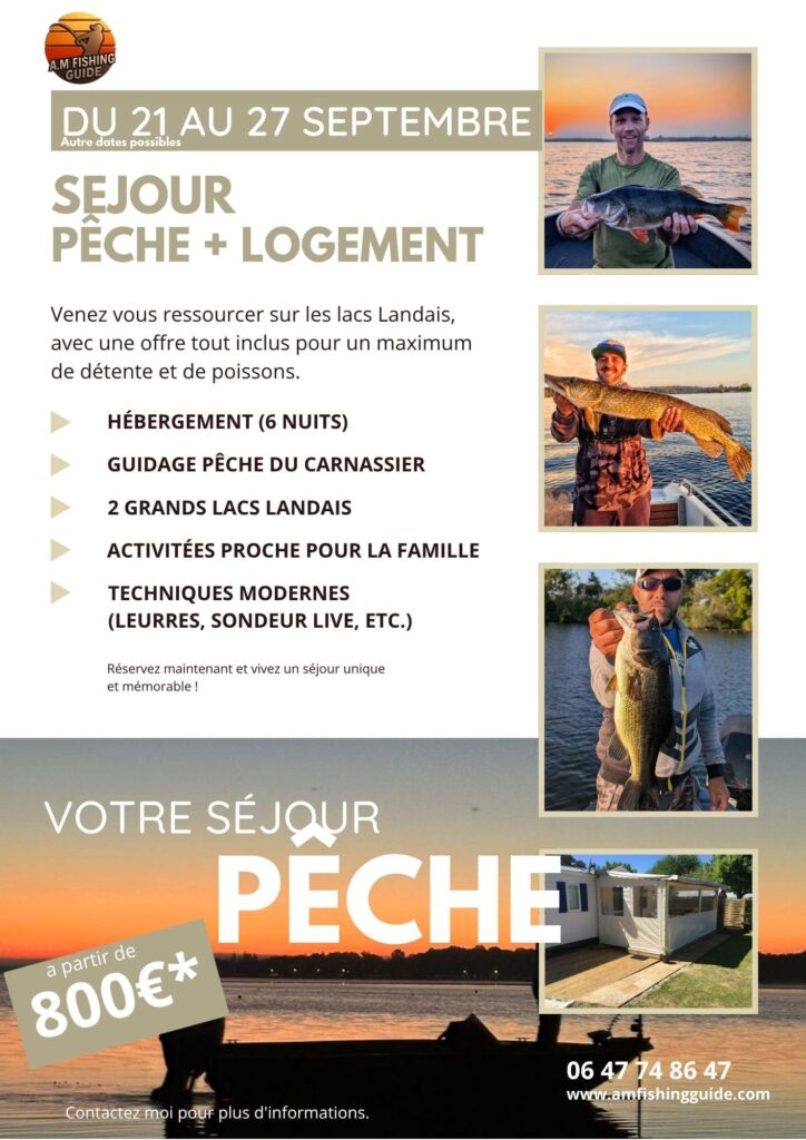 séjour pêche dans les landes